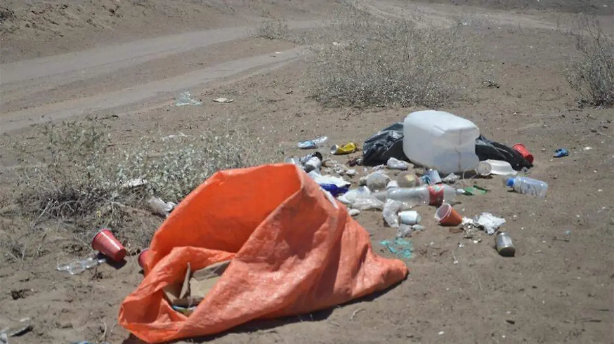 Basura plastico contaminacion La Paz